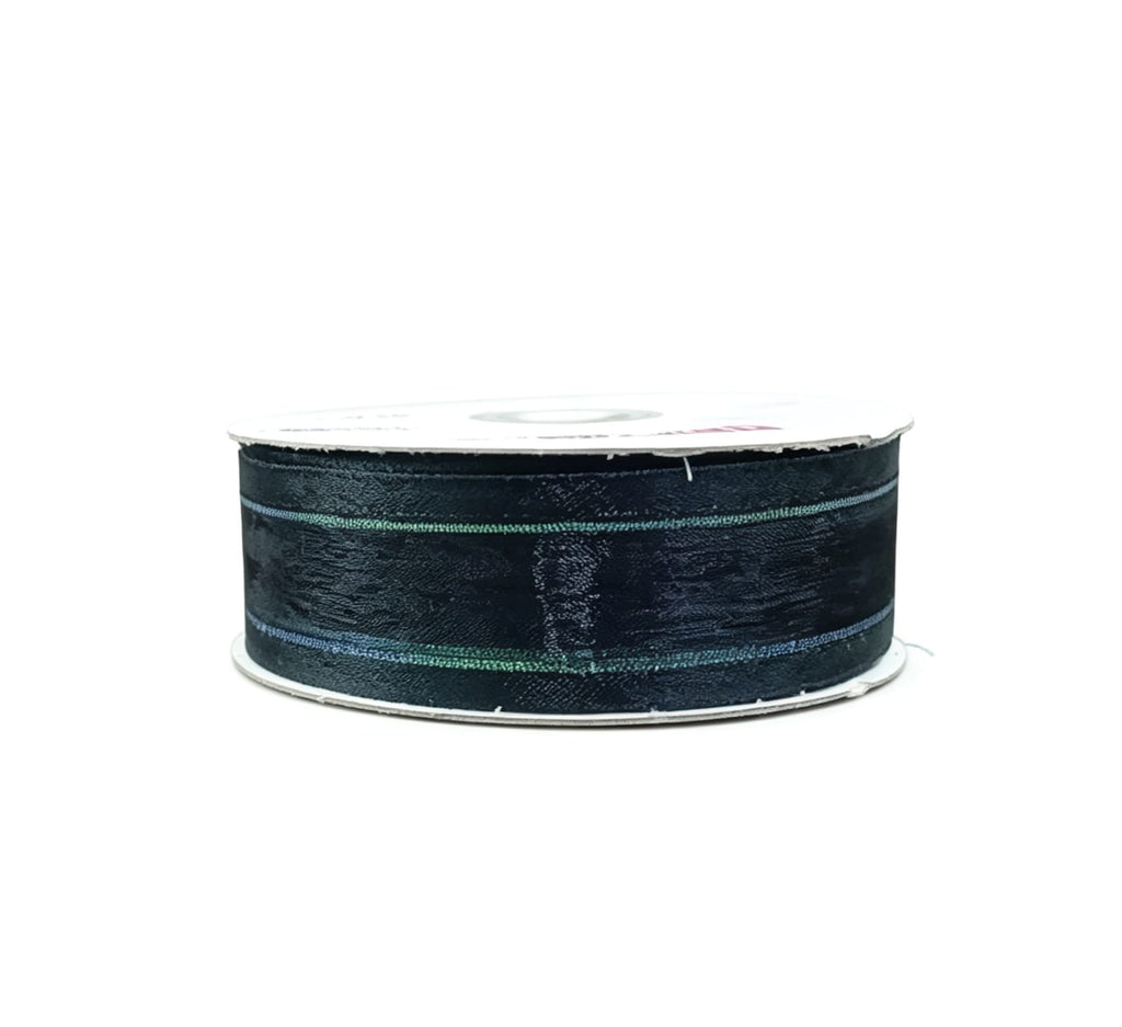 Organza Con Orilla Satinada Y Filo Iridiscente #5