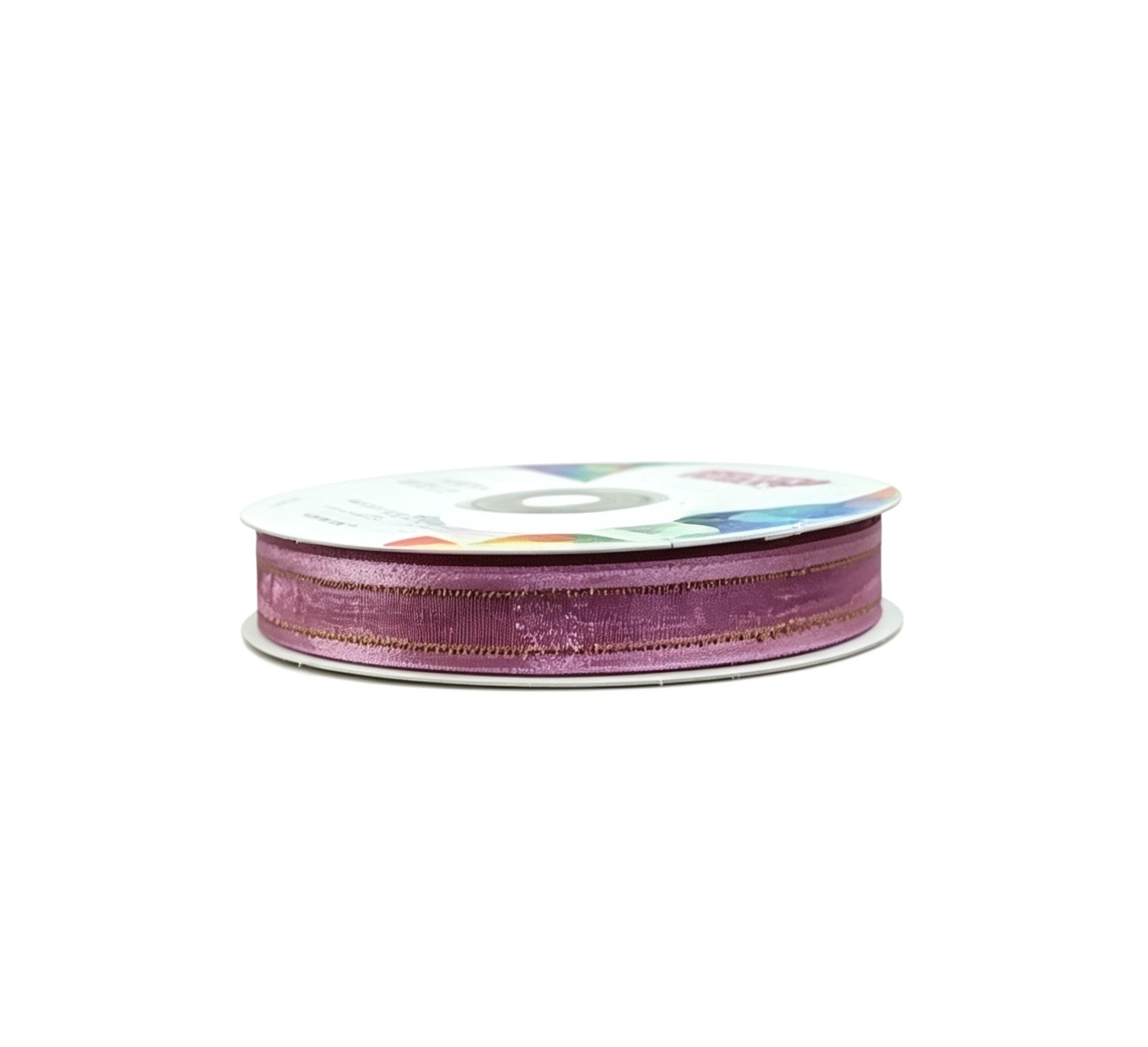 Organza Con Orilla Satinada Y Filo Dorado #2