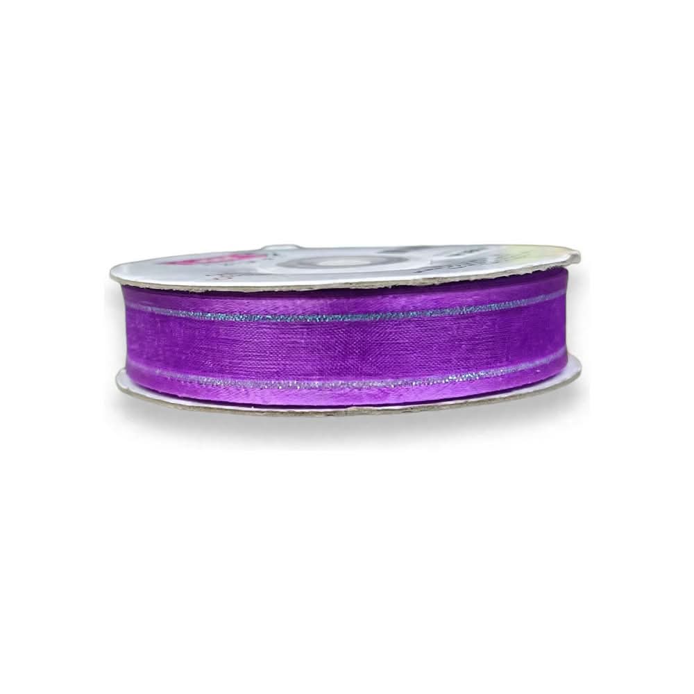 Organza Con Orilla Satinada Y Filo Iridiscente #3