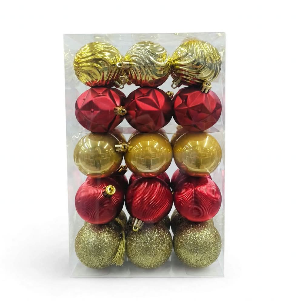 Esfera Navidad #6 30 PZ (6 CM) MODELO N36030AB-2