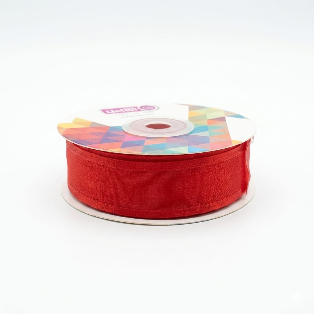 Organza Con Orilla Satinada #5
