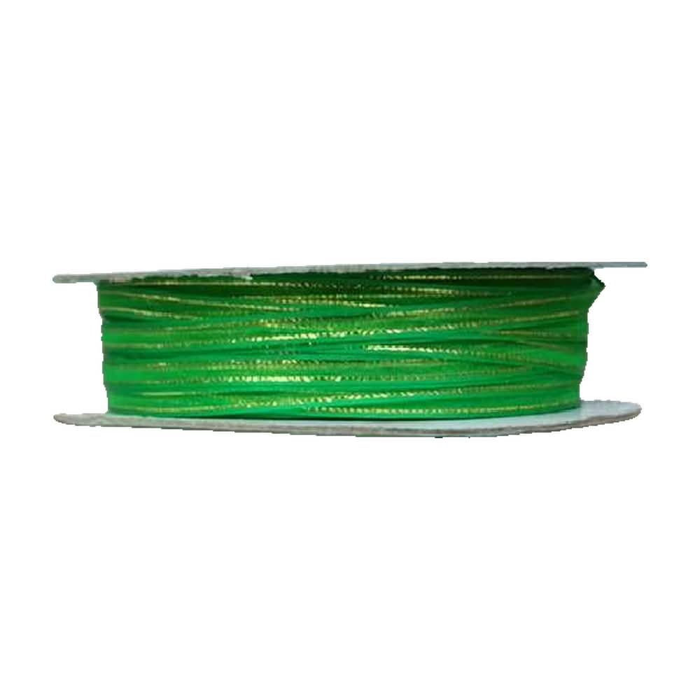 Organza Con Orilla Satinada Y Filo Dorado #0 (0.30 cm)