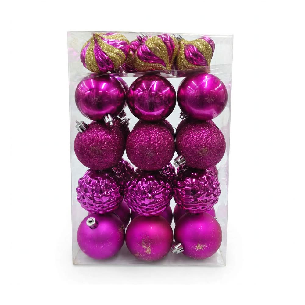 Esfera Navidad #6 30 PZ (6 CM) MODELO N3/8030-1