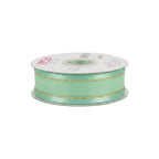 Organza Con Orilla Satinada Y Filo Dorado #5
