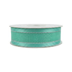 Organza Con Orilla Satinada Y Filo Plata #5
