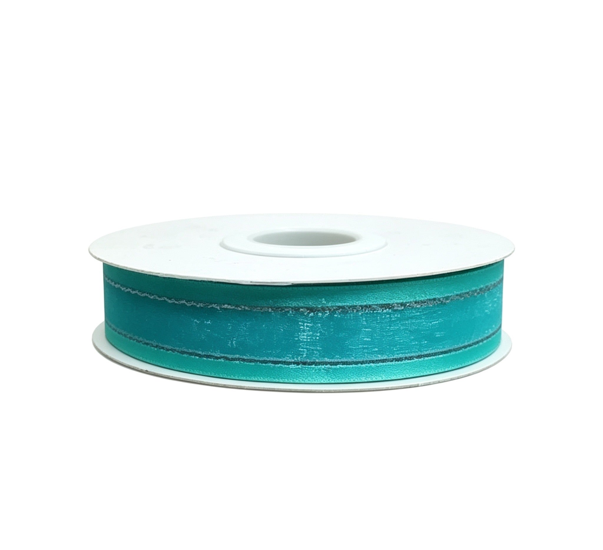 Organza Con Orilla Satinada Y Filo Plata #3