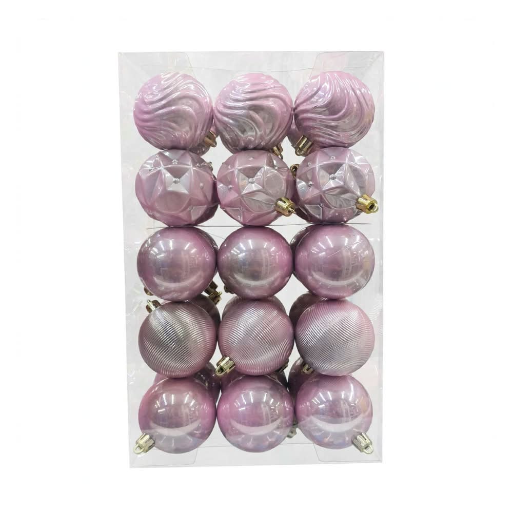 Esfera Navidad #6 30 PZ (6 CM) MODELO N36030AB-2