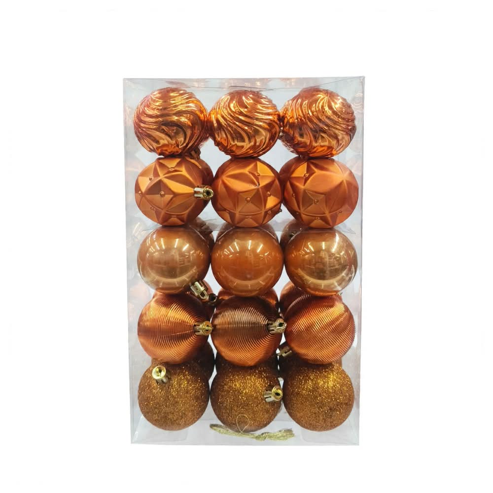 Esfera Navidad #6 30 PZ (6 CM) MODELO N36030AB-2