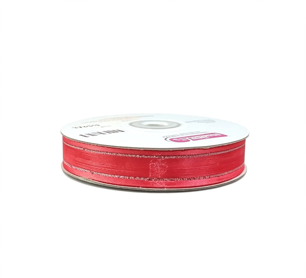 Organza Con Orilla Satinada Y Filo Plata #3