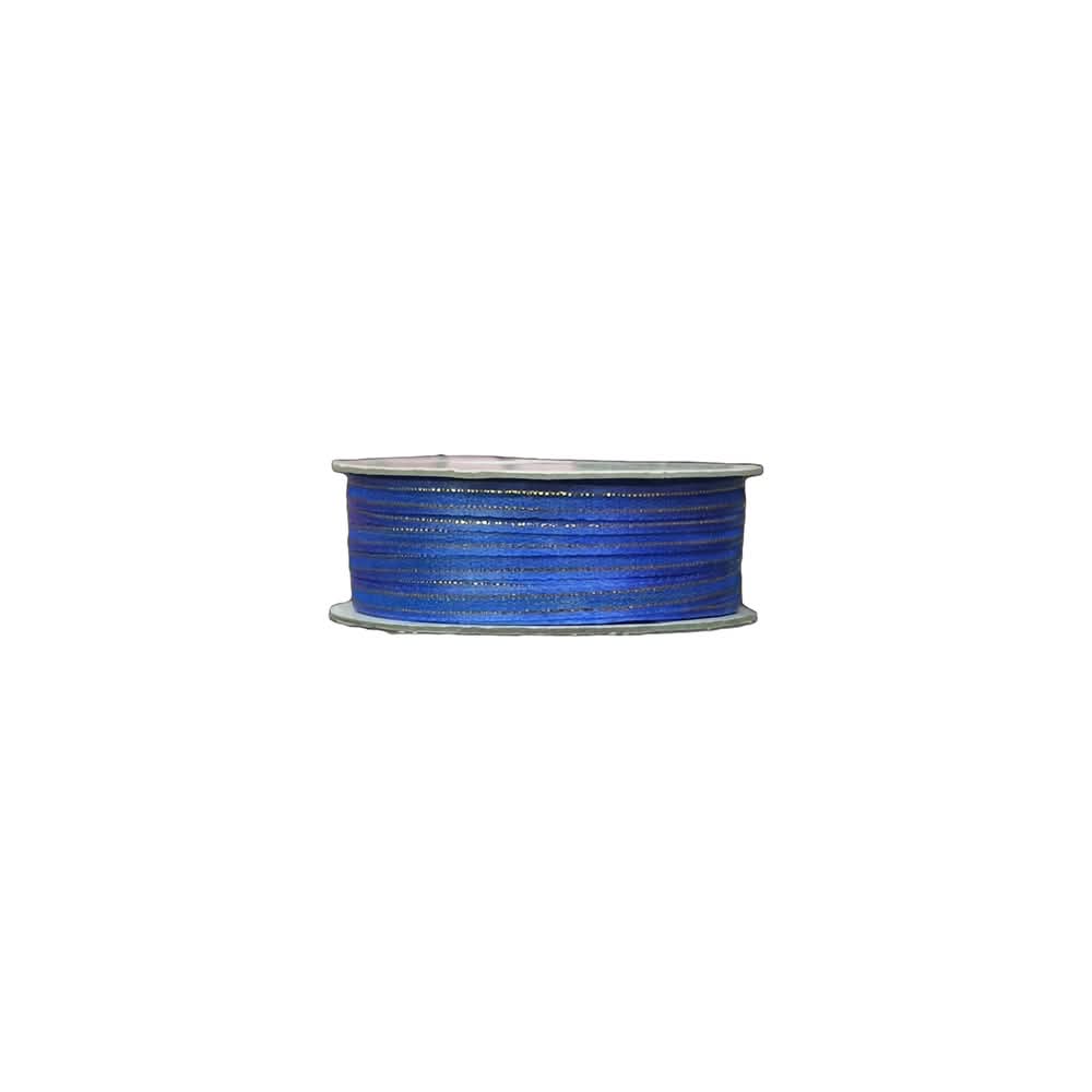 Organza Con Orilla Satinada Y Filo Dorado #0 (0.30 cm)