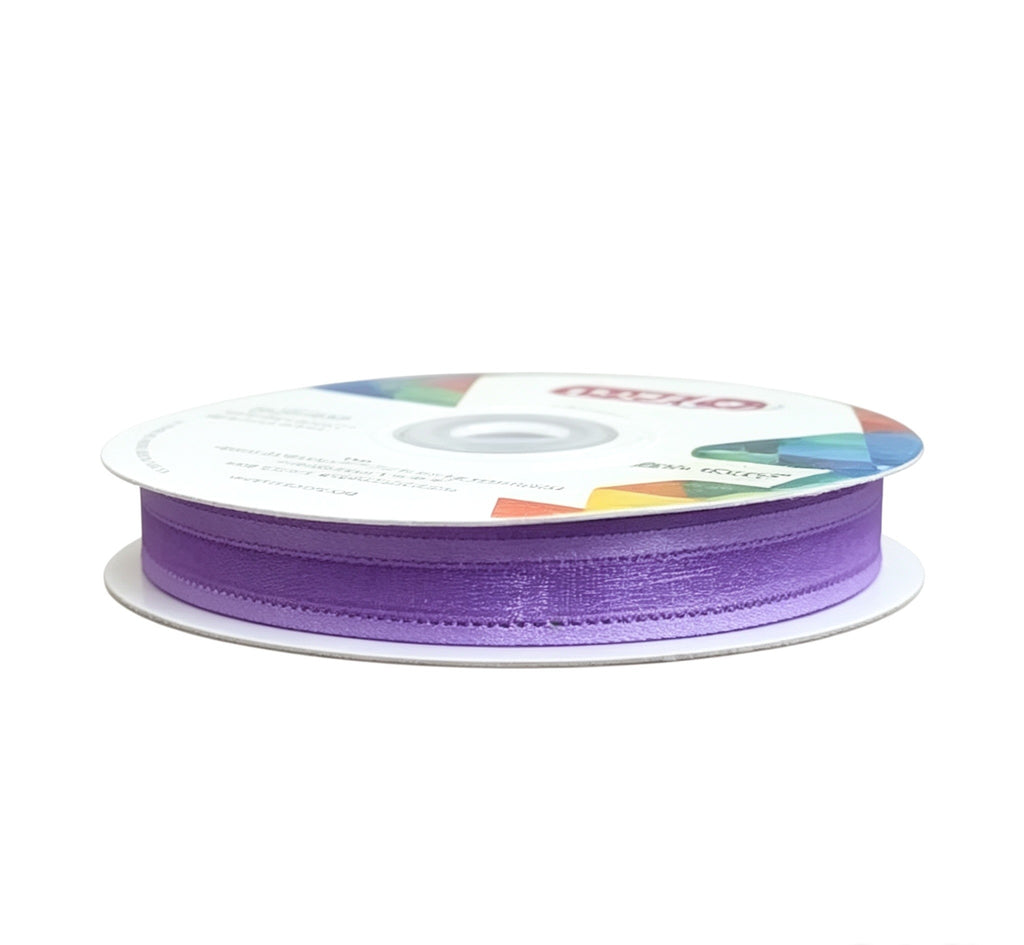 Organza Con Orilla Satinada Y Filo Plata #2