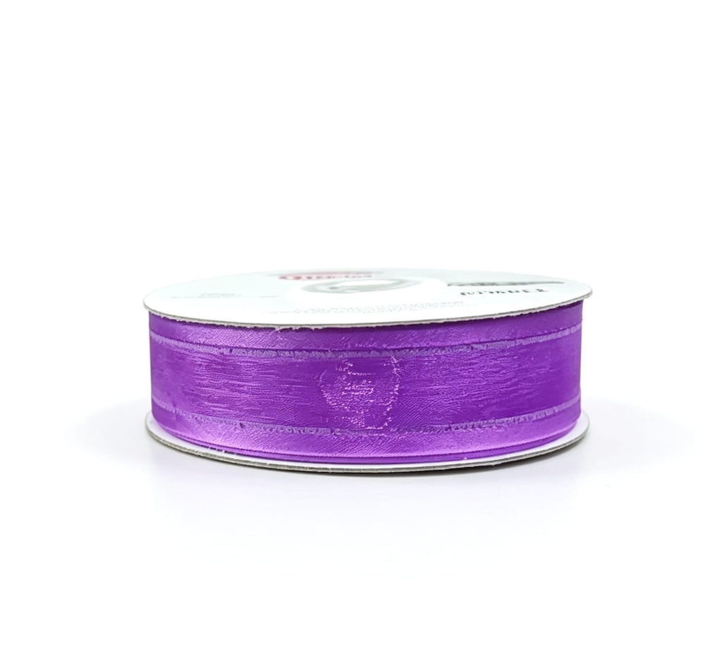 Organza Con Orilla Satinada Y Filo Iridiscente #5