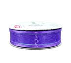Organza Con Orilla Satinada Y Filo Iridiscente #5