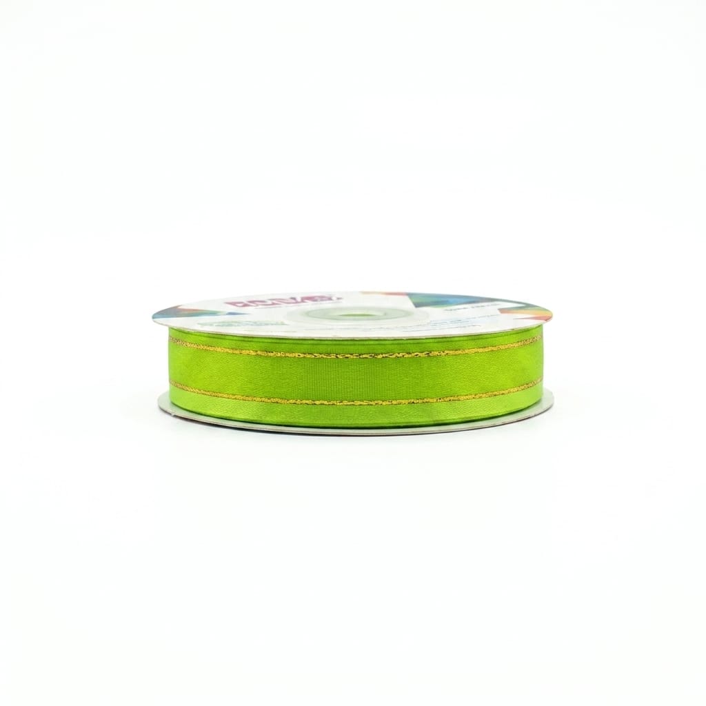 Organza Con Orilla Satinada Y Filo Dorado #3