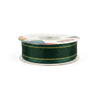 Organza Con Orilla Satinada Y Filo Dorado #5
