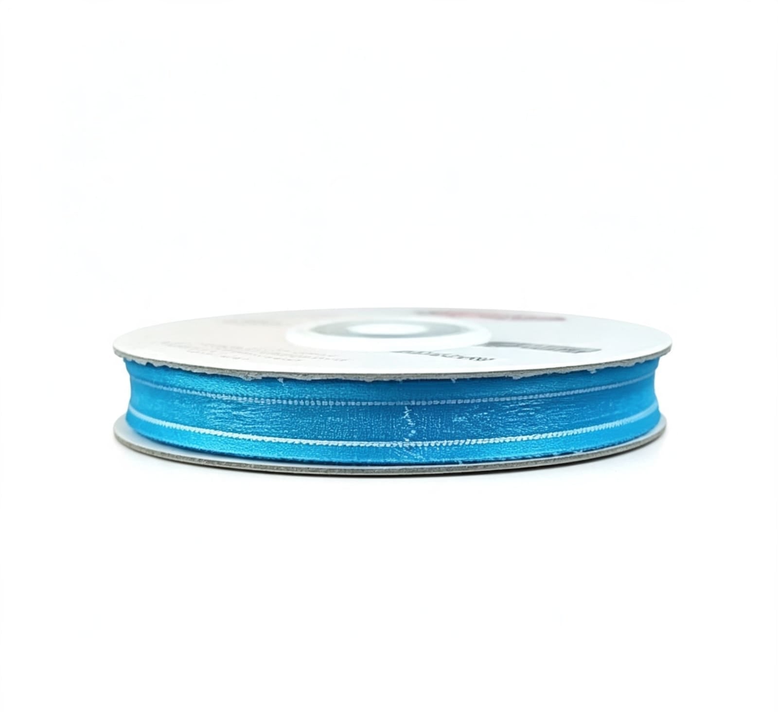 Organza Con Orilla Satinada Y Filo Plata #2