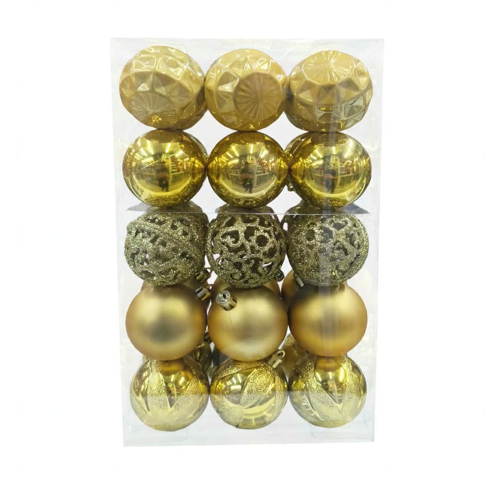 Esfera Navidad #6 30 PZ (6 CM) MODELO N3/6030AB-1