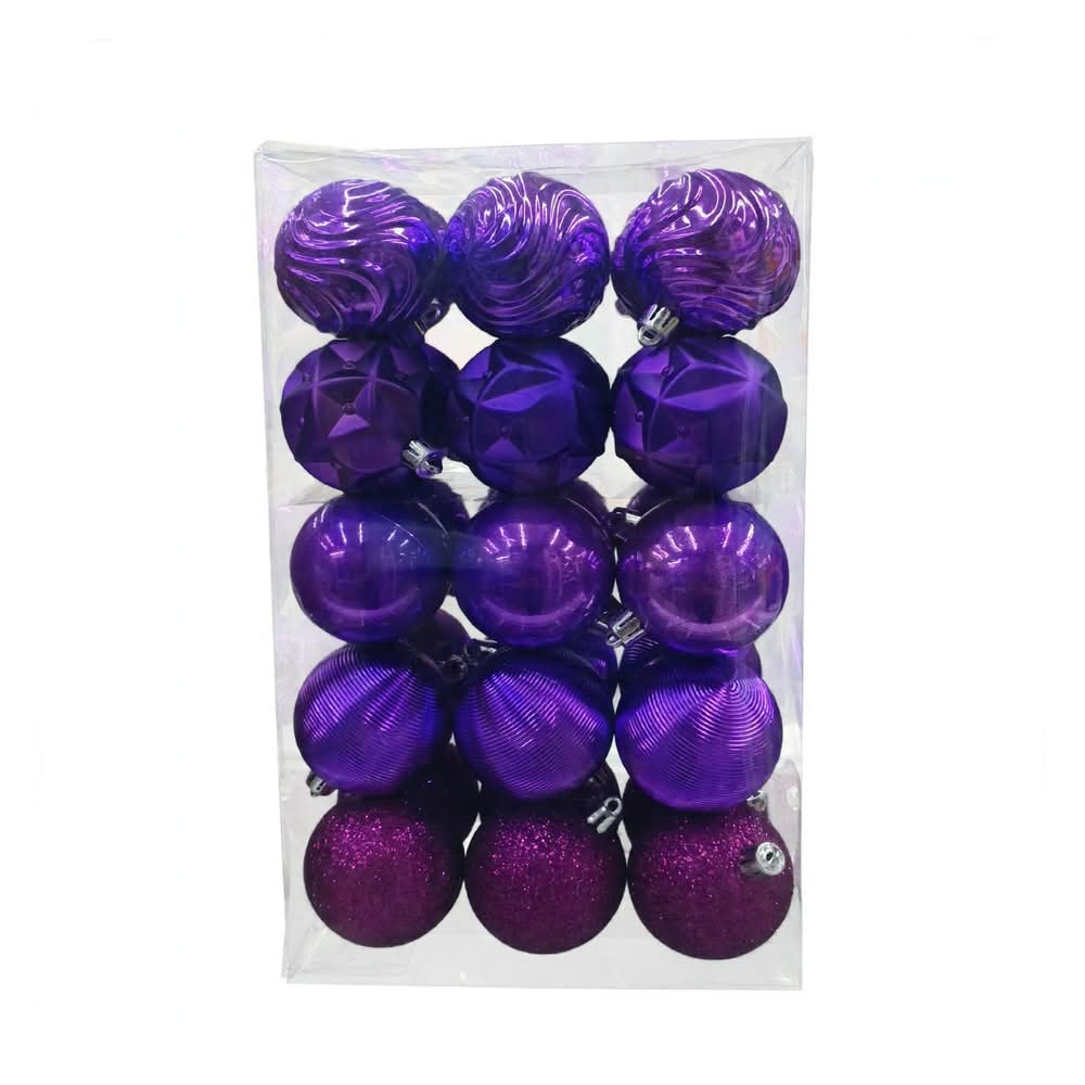 Esfera Navidad #6 30 PZ (6 CM) MODELO N36030AB-2