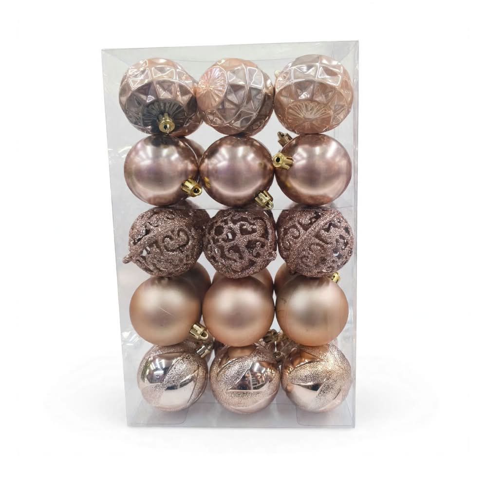 Esfera Navidad #6 30 PZ (6 CM) MODELO N3/6030AB-1