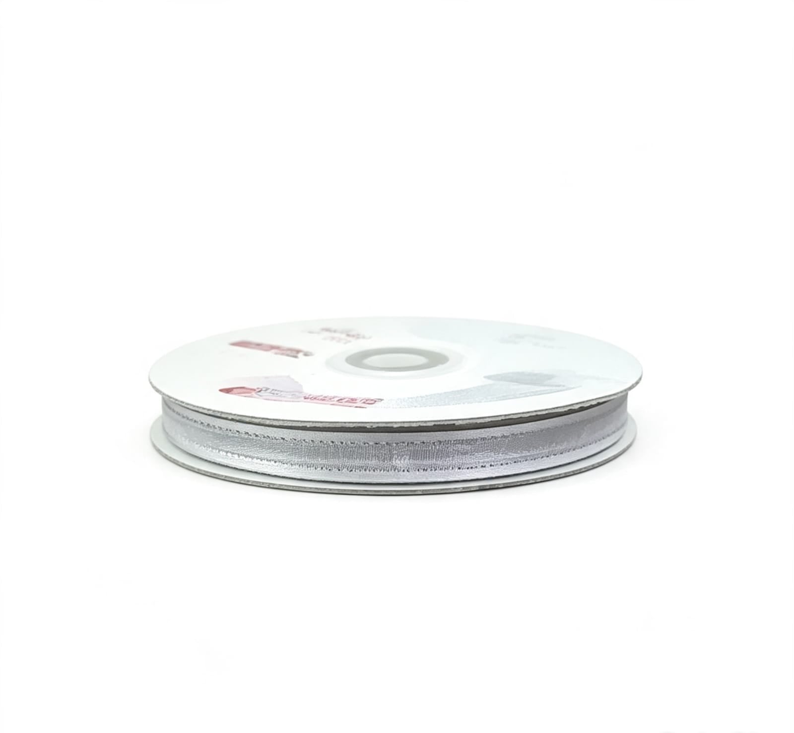 Organza Con Orilla Satinada Y Filo Plata #1