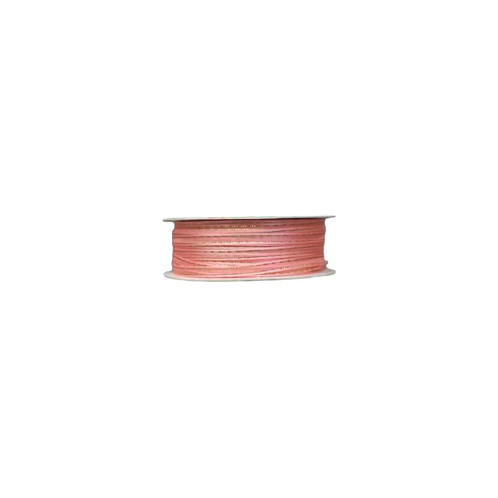 Organza Con Orilla Satinada Y Filo Dorado #0 (0.30 cm)