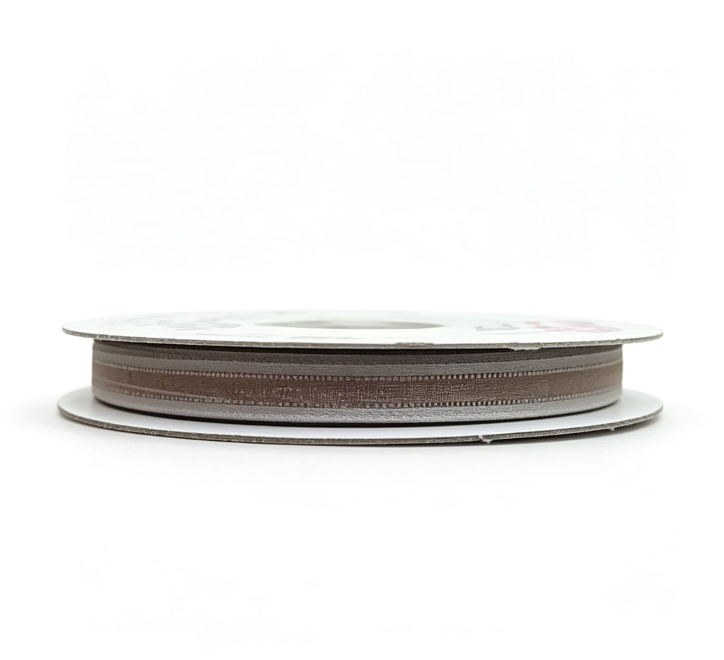 Organza Con Orilla Satinada Y Filo Plata #2
