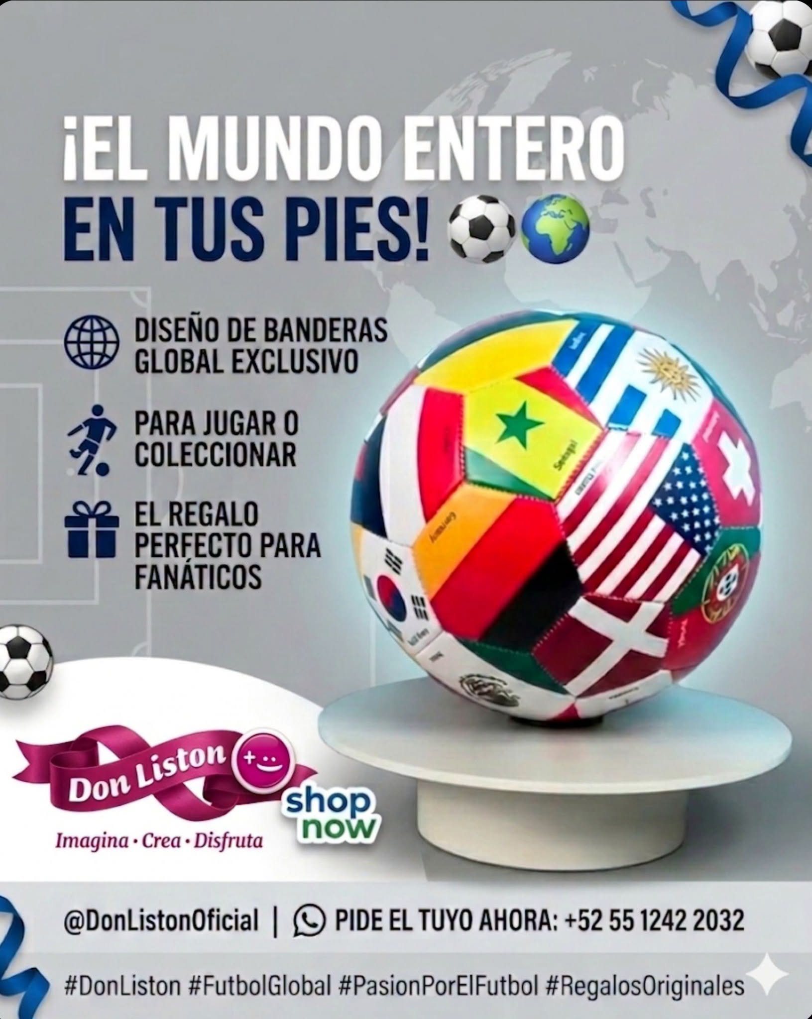 Balón de Banderas Mundialista