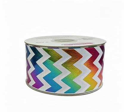 Popotillo Blanco Metalico Arcoiris #12