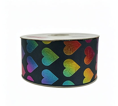 Popotillo Negro Metalico Arcoiris  #12