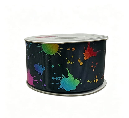 Popotillo Negro Metalico Arcoiris  #12