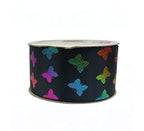 Popotillo Negro Metalico Arcoiris  #12