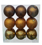 Esfera Navidad #10  9 PZ  (10 CM)  MODELO  N3/1009BTY