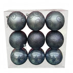 Esfera Navidad #10  9 PZ  (10 CM)  MODELO  N3/1009BTY