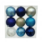 Esfera Navidad #10  9 PZ  (10 CM)  MODELO  N3/1009BTY