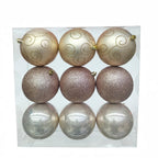 Esfera Navidad #10  9 PZ  (10 CM)  MODELO  N3/1009BTY