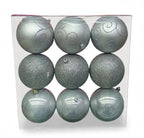 Esfera Navidad #10  9 PZ  (10 CM)  MODELO  N3/1009BTY