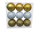 Esfera Navidad #10  9 PZ  (10 CM)  MODELO  N3/1009BTY