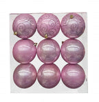 Esfera Navidad #10  9 PZ  (10 CM)  MODELO  N3/1009BTY