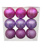 Esfera Navidad #10  9 PZ  (10 CM)  MODELO  N3/1009BTY