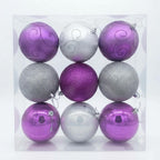Esfera Navidad #10  9 PZ  (10 CM)  MODELO  N3/1009BTY