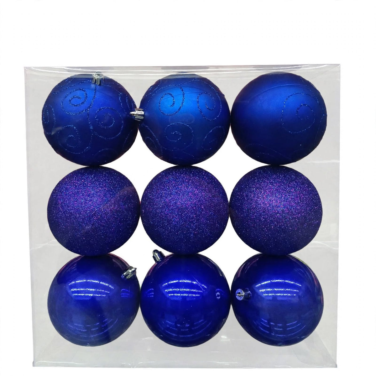 Esfera Navidad #10  9 PZ  (10 CM)  MODELO  N3/1009BTY