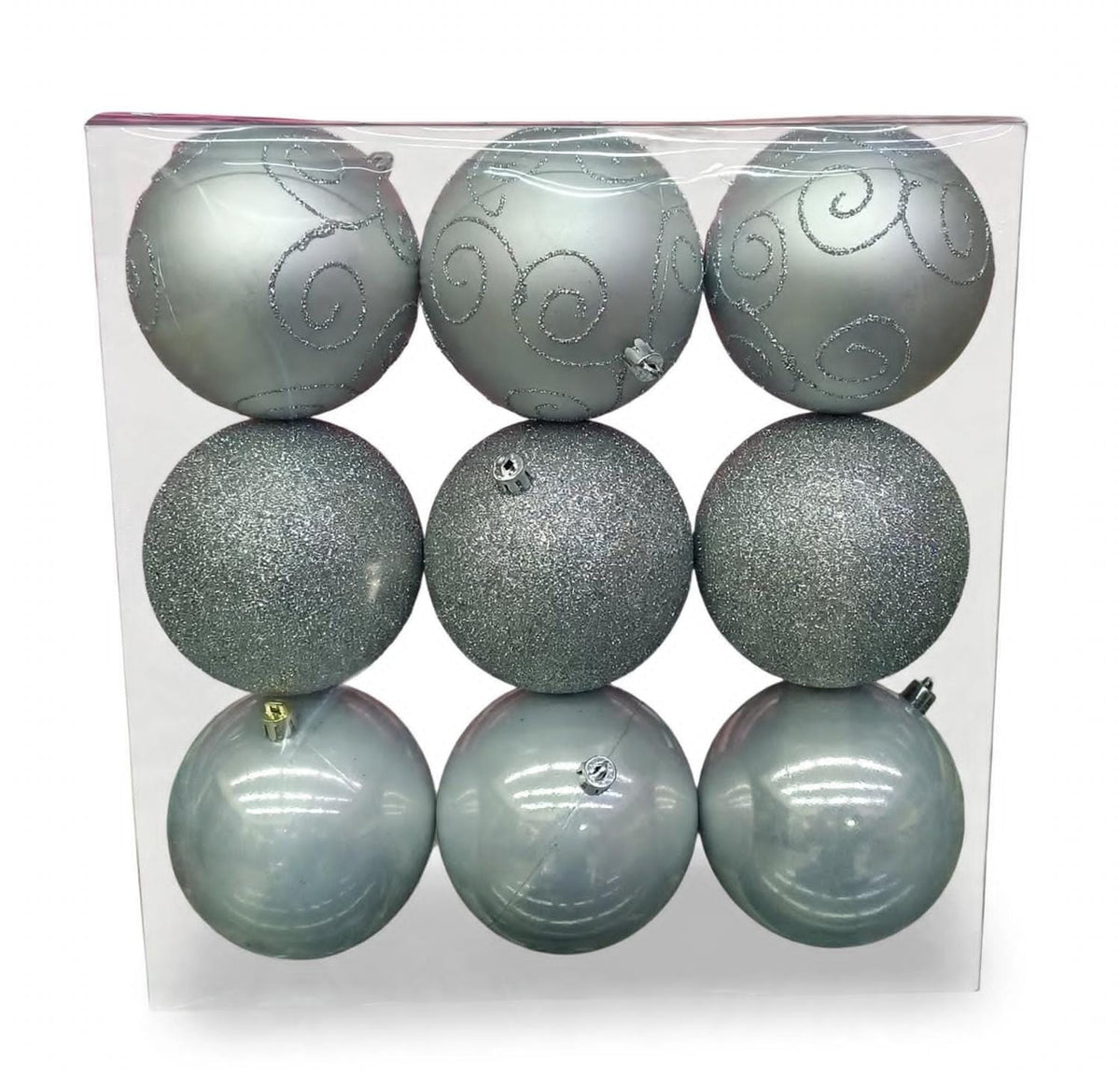 Esfera Navidad #10  9 PZ  (10 CM)  MODELO  N3/1009BTY