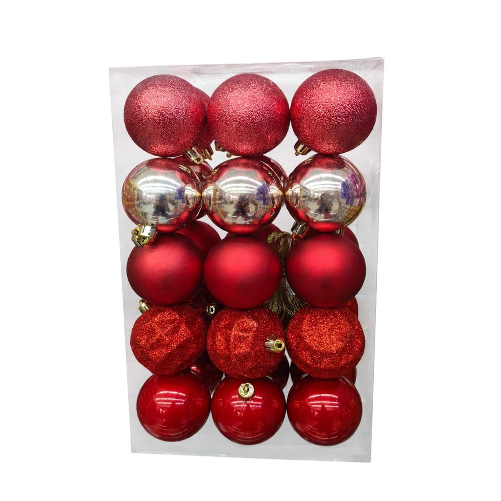 Esfera Navidad #6 30 PZ (6 CM) MODELO  N33060ABTY