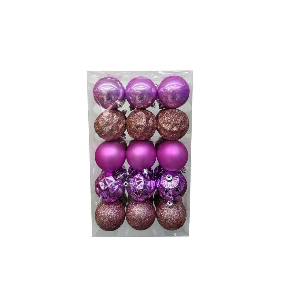 Esfera Navidad #6 30 PZ (6 CM) MODELO  N33060ABTY