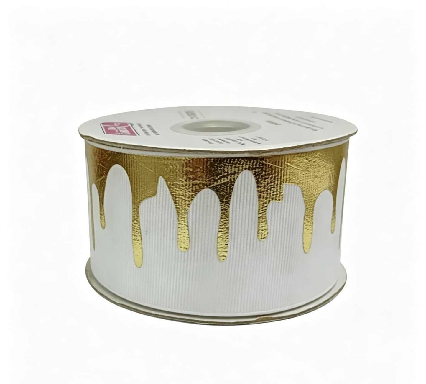 Popotillo Blanco Metalico Oro #12