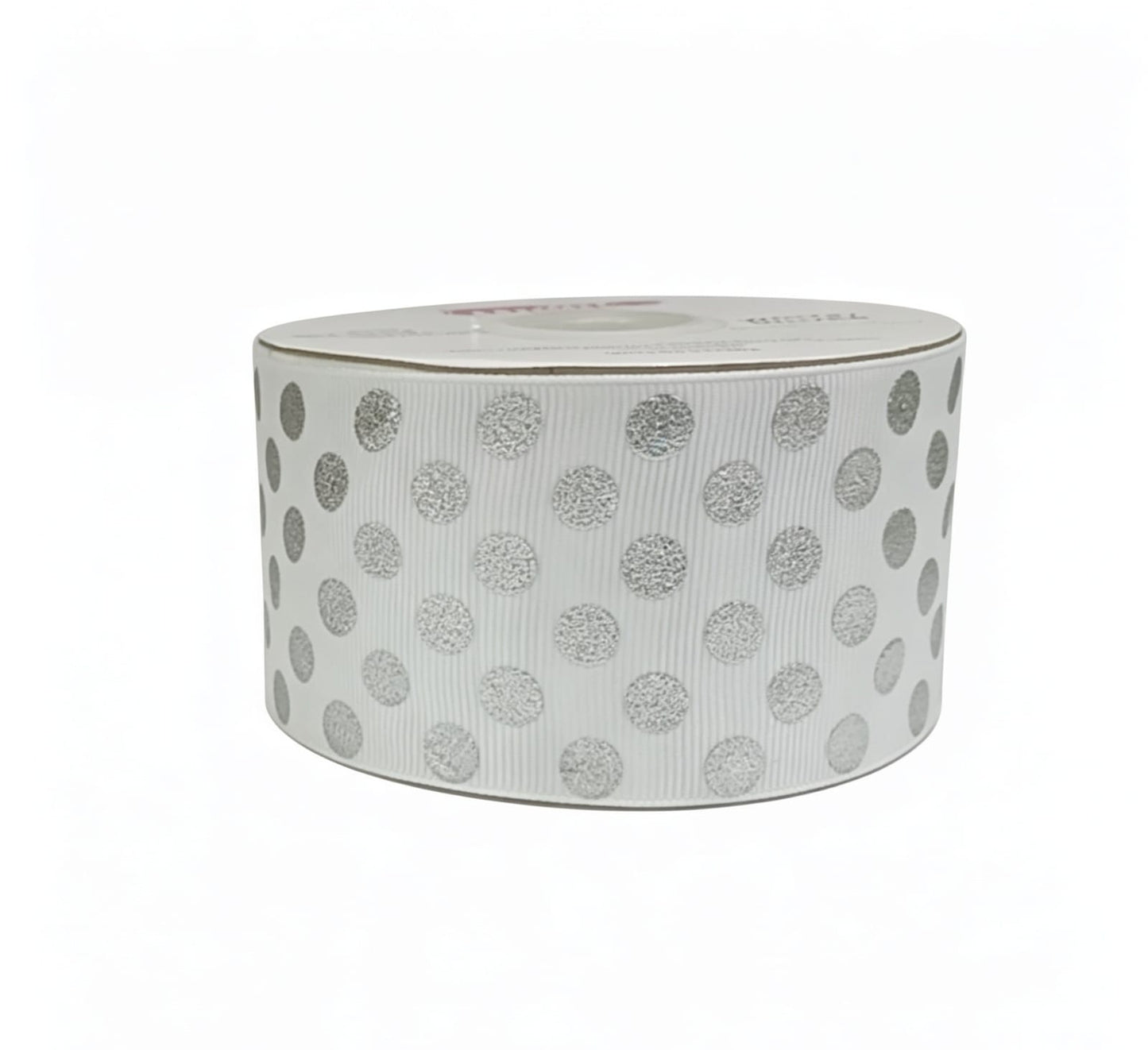 Popotillo Blanco Metalico Plata #12