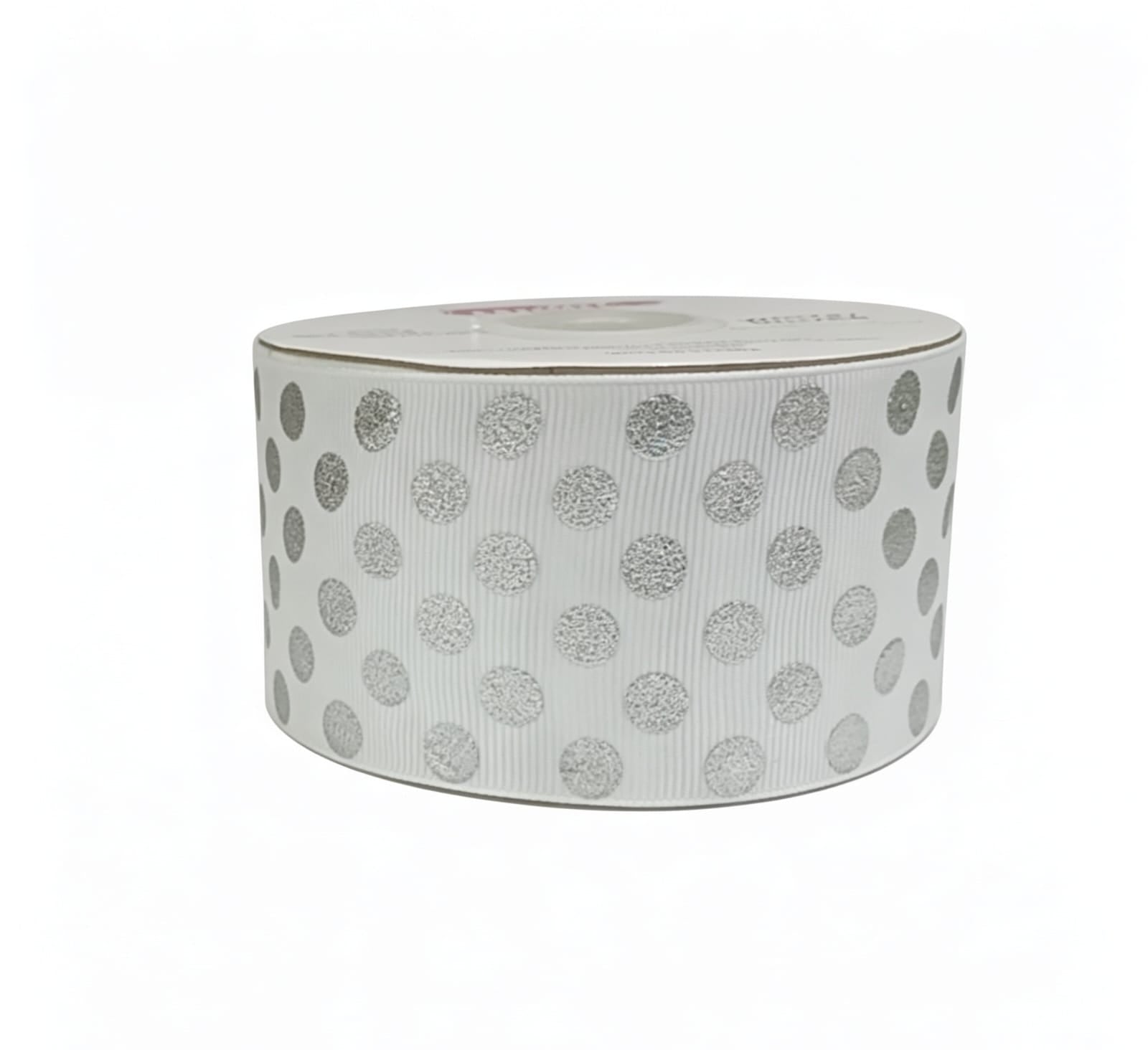 Popotillo Blanco Metalico Plata #12