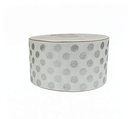 Popotillo Blanco Metalico Plata #12