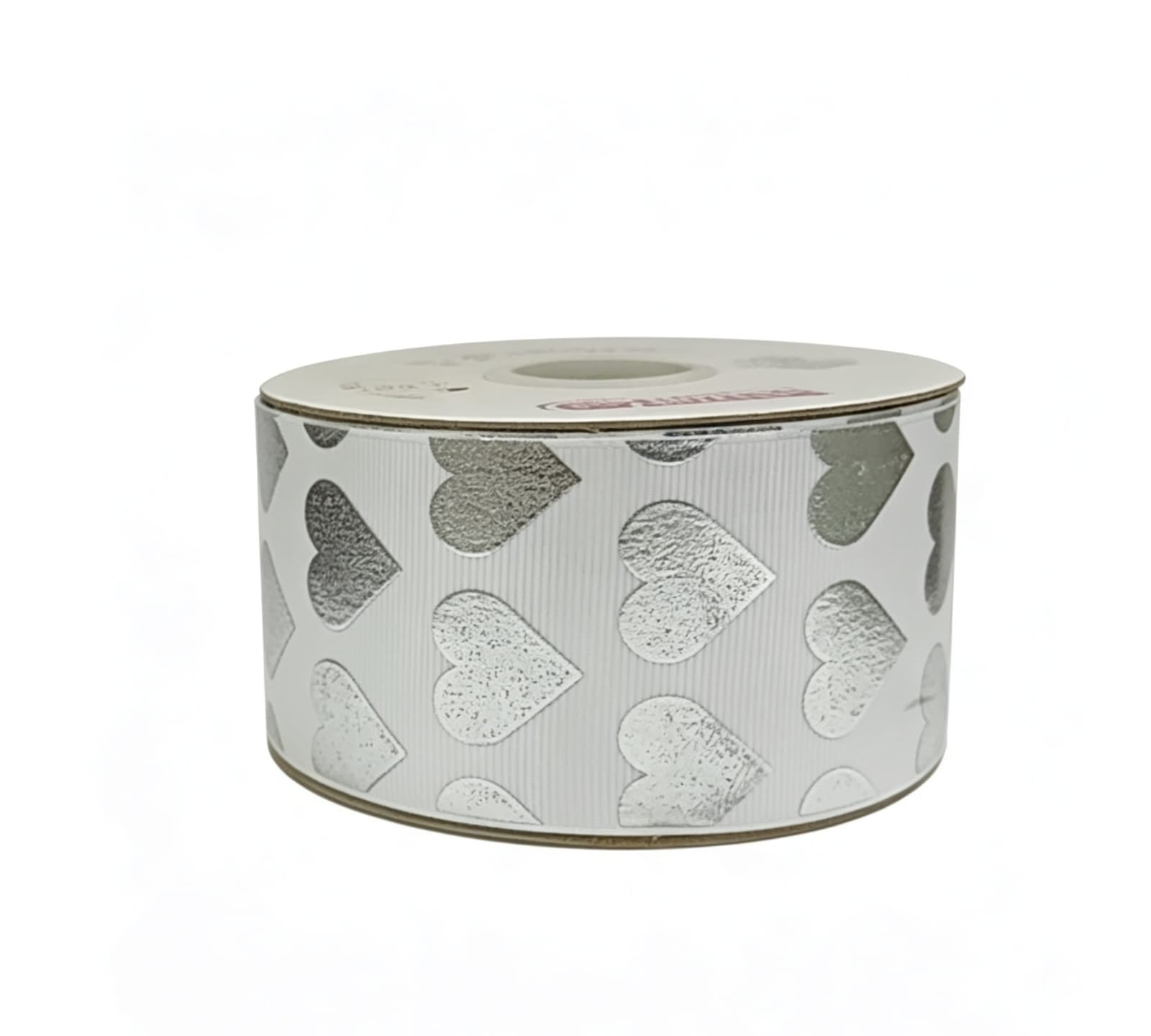 Popotillo Blanco Metalico Plata #12