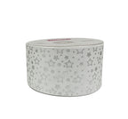 Popotillo Blanco Metalico Plata #12